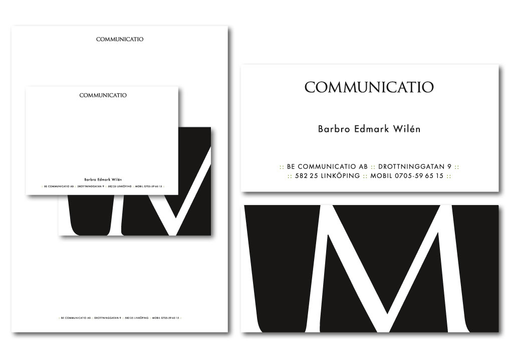 Logotyp och grafisk profil för Communicatio.