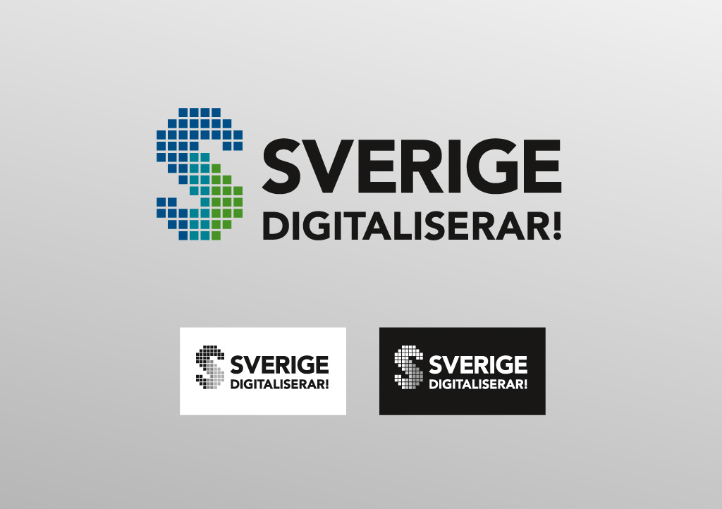 Logotyper för Sverige Digitaliserar!